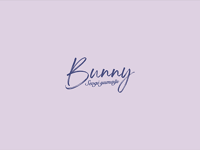 Logo design - "Bunny" - 2020, Baku, Azerbaijan amigurumi azerbaijan baku brand brush company creative design dolls element font futuristic handmade illustration logo logodesign loqodizayni pastel colors typography design typography logo