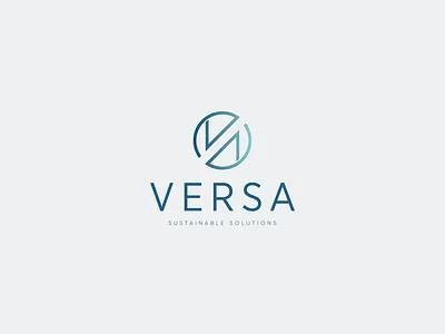 Logo Design - "Versa Sustainable Solutions" - 2020, Azerbaijan azerbaijan baku brand brand identity branding branding design company creative design eco logo green illustration logo logo icon logo order logodesign loqodizayni sustainable solutions uae versa
