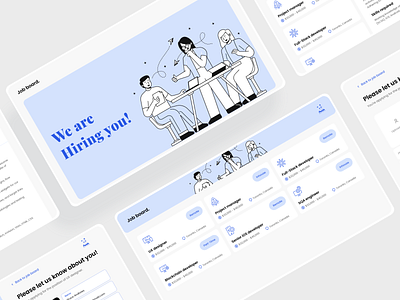 Job board adobexd br clients design illustration job job application job board job listing job management jobs madewithadobexd management minimal opening projects remote remote work ui ux