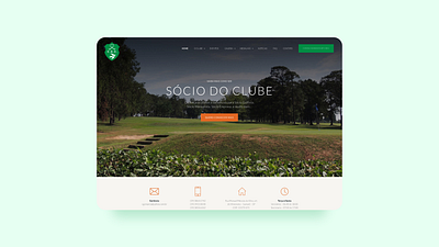 Clube de Golfe de Campinas desenvolvimento design design art designer site user experience uxdesign web web design webdesign website website design wordpress wordpress design