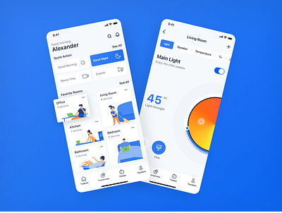 Smart home animation app app design branding fashion fashion app figma icon illustration mobile ui smart home uxdesign