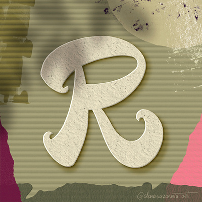 Letter R for #36daysoftype 36daysoftype 36daysoftype08 font letter lettering procreate type art type design typedesign typography
