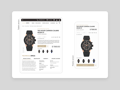 Legend Watch [Adaptive ver] brands certina design e commerce e commerce design mobile app mobile design mobile ui omega online shop online store sale store ui ux watch watch design watchface web webdesign