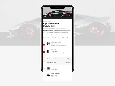 Corporate action app design interaction interfaces mobile ui user interface