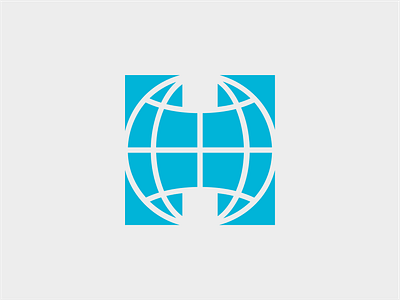 H - Worldwide bike branding connect icon logistic logo mark minimal monogram network sports symbol technology transport typography world worldwide