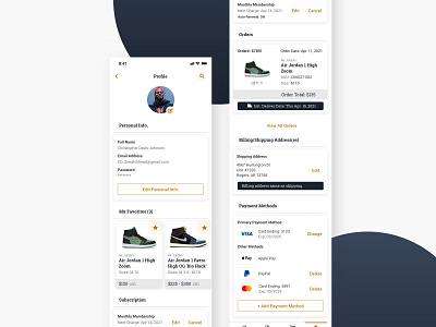 Sneaker Flash Sale - Profile design e commerce design ecommerce product design shoes shoes app sneakers ui ux