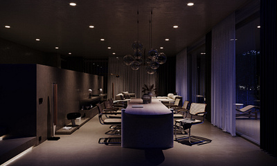 Dinning room of Bran's Lane house - option 1 3d adobe photoshop architectural visualization architecture archviz building flat flat design photoshop render