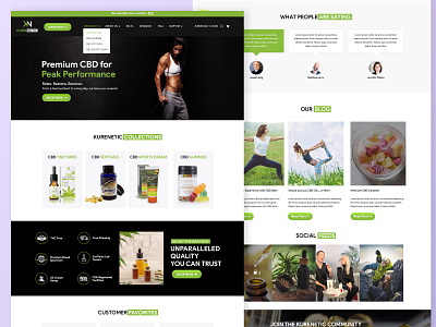 CBD Products Landing page design design designers illustration uidesign uiux ux web web deisgn website website design