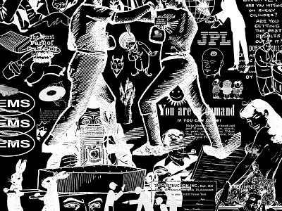 Supply & Demand art collage design digital digital art illustration logo puzzle retro