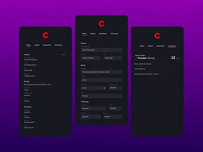 Admin panel admin panel dark ui design ui ux web