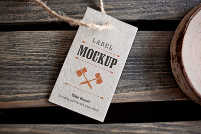 Freebies Elite Tag Mockup 3d branding design elite free free mockup illustration new psd mockup tag ui