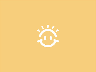 She Crafts Joy - icon branding cute design etsy etsy shop happy happy face icon illustration logo mascot minimal smile smiley face sunny sunshine vector