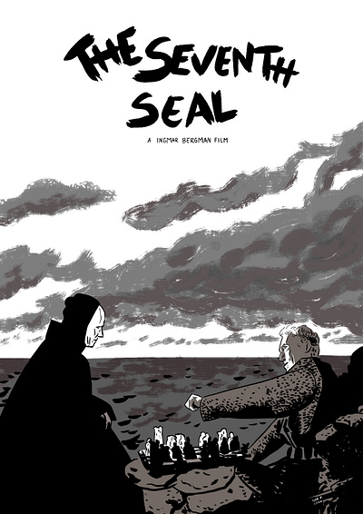 The seventh seal chess death ingmar bergman max von sydow the seventh seal