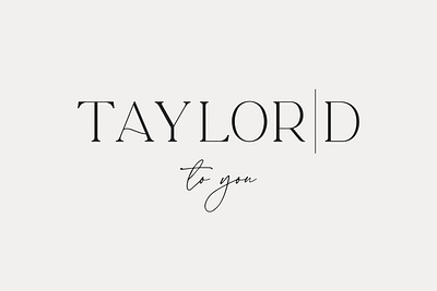 Taylord To You - Logo brand design collaborate connect consultancy consulting create logo