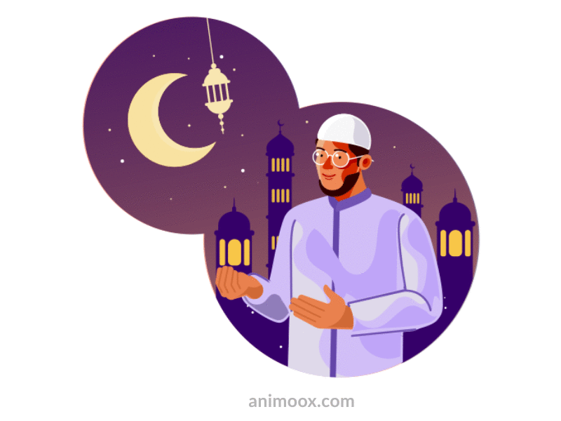 Pray in the month of Ramadan 2021 2.5d adobe after effect animation after effects gif gif animation holy html animation illustration animation lottie lottiefiles mosque pray prayer ramadan ramadan kareem webflow