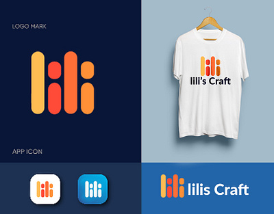 Lilis Craft Modern logo design gradient logo gradient logo design graphic design graphicdesign logo logo design logo presentation logos modern logo modern logo design