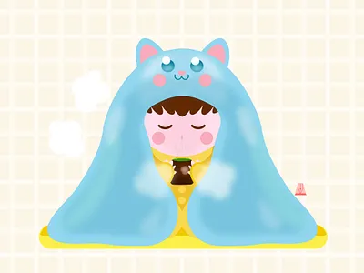 Tea Time art childrens illustration cute art design illustration kawaii art mascot character mascot design vector