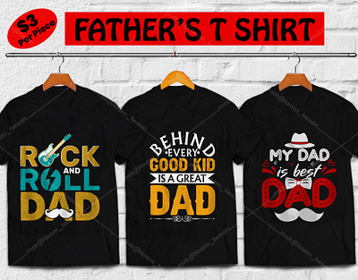 100+ FATHER'S DAY Premium T-shirt Design dad hero dad tshirt illustration papa papa t shirt rock dad uiux vectors