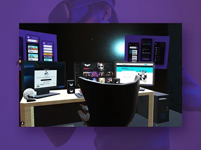 DailyUI #073 Virtual Reality daily 100 challenge dailyui dailyuichallenge designinspiration figma ui uidesign uiux vectary webdesign