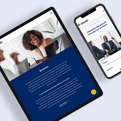VestedIn Web Design branding design jillstclair jillstclaircreative ui web design webdesign website website design