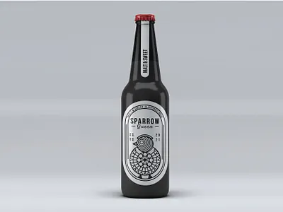 Sparrow queen adobe illustrator beer behance branding design dribbble logo logodesign logoinspiration logotype