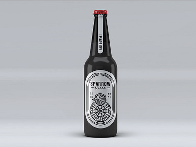 Sparrow queen adobe illustrator beer behance branding design dribbble logo logodesign logoinspiration logotype