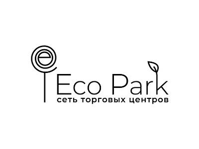 Eco Park eco graphic design logo