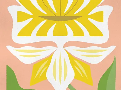 Daffodil botanic daffodil flower flowers illustration