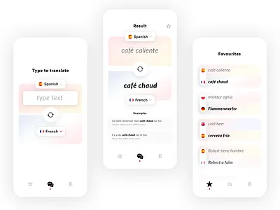 Translate - app concept android app design interface ios iphone mobile mobile app mobile ui translate translator ui ux