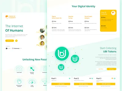 Proof of Humanity website branding ethereum ui user interface ux webdesign website