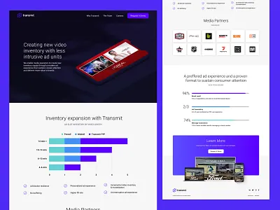 Transmit.Live - Why Transmit? technology ui web design webflow website website design