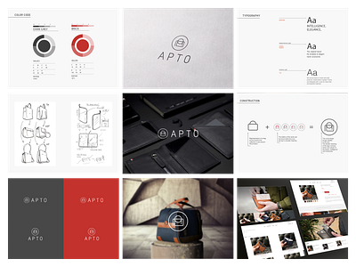 Apto | Branding & Web design branding identity logo product design shopify typography webdesign