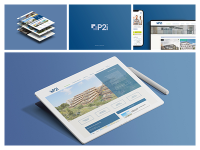 P2I estate | Web design figma photoshop ui web web design web ui wireframe wordpress