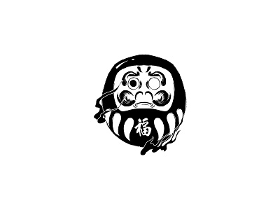 Daruma digital illustration illustrator vector vector artwork