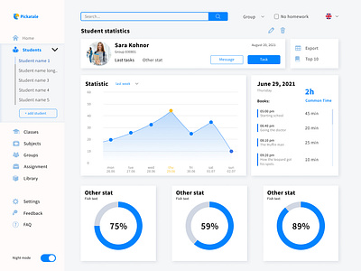 Redesign student tracking website design logo typography ui vector web