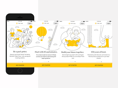 Twine onboarding carousel carousel copywriting fintech fintech app mobile mobile ui onboarding onboarding screens onboarding ui ux writing