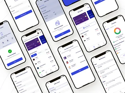 Subscription Management Mobile App bank card banking app design fintech management mobile app design subscription ui design ux design