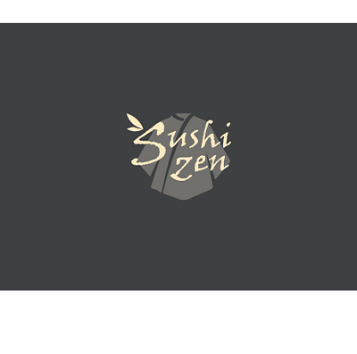 Sushi Zen asiatique concours design art feuille freelance graphisme japon kimono logo restaurant logo zen