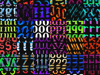 36 Days of Type - 2021 colorful design tipografia types typographic typography typography design