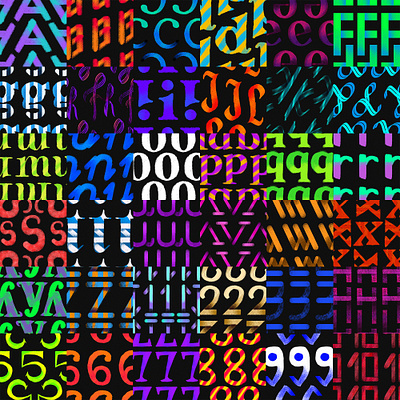 36 Days of Type - 2021 colorful design tipografia types typographic typography typography design