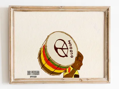 42 anos do Olodum africa african arte de rua bahia brasil brazil candomble illustration olodum