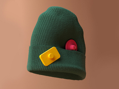 Beanie under protection 3d 3d art beanie cinema4d daily octane product redshift render