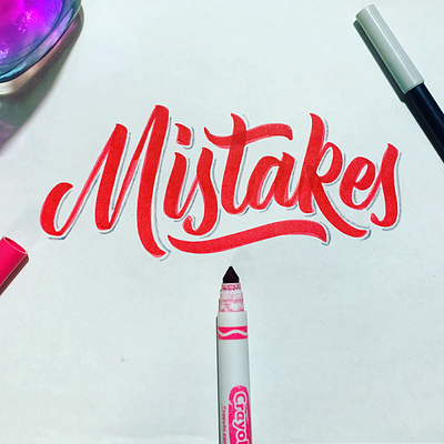 Mistakes branding calligraphy calligraphy artist darold pinnock dpcreates lettering logo logotype pinnock typography