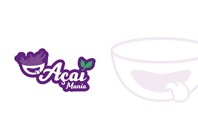 Açaí Mania | Combination Mark branding design illustration logo vector