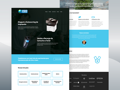 Printing equipment rental and outsourcing website web design wordpress wordpress design wordpress development