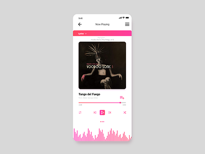 Music Player - Social App Music app dailyui dailyui 0009 music ui design