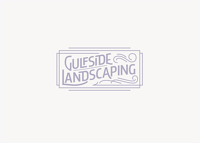 Landscaping badge brand identity branding design gardening identity landscape landscaping lettering logo logo design typography vector vintage