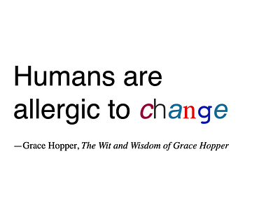 Humans are allergic to change animation css css drawing css3 design html html css html5 illustration quote