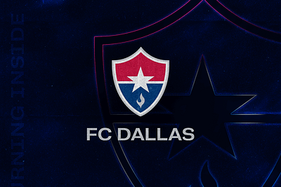 FC Dallas Badge Design athletes badge fc dallas footballer futbol soccer star texas