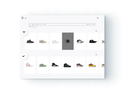 Ecommerce Store Horizontal View adobe brand business design digital dribble ecommerce ecommerce design fashion figma figmadesign flat minimal shop ui ux uxdesign webdesign website whitespace